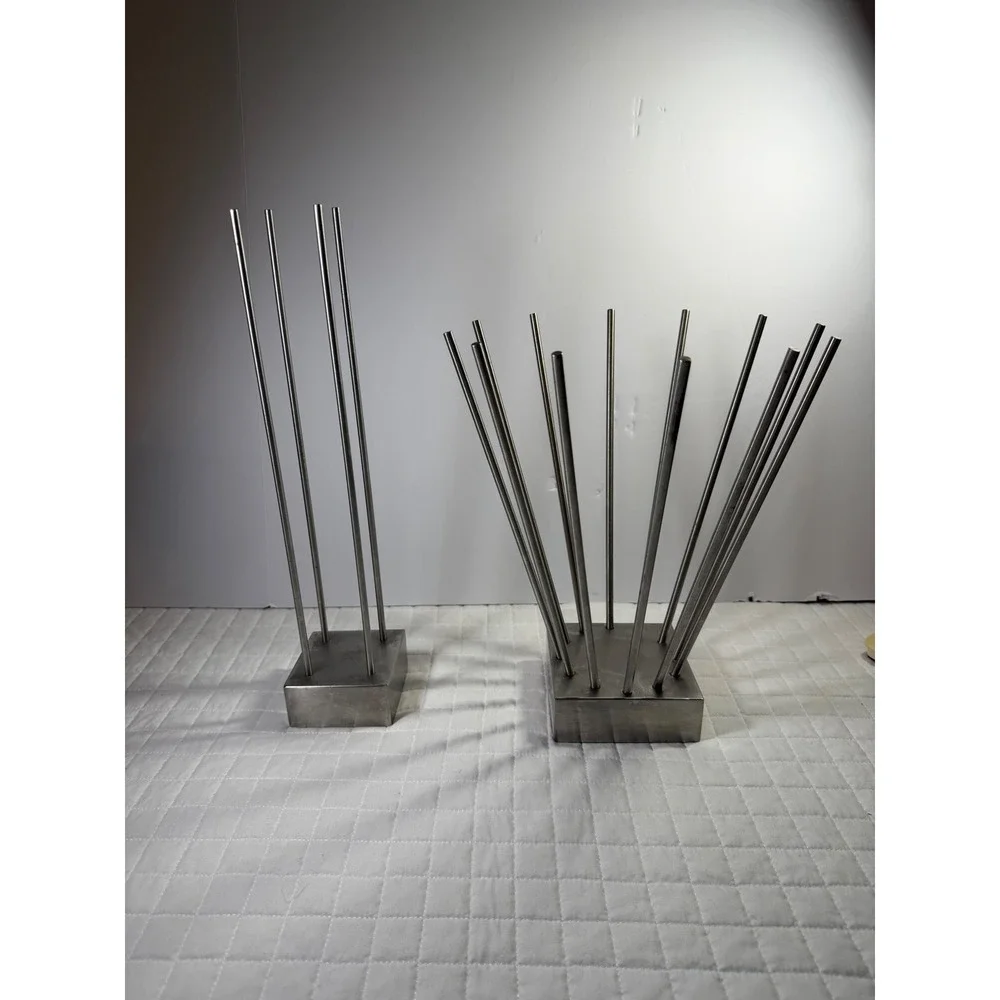 ZONE Denmark Stainless Steel Fruit Vegetable Holders Set of 2 Danish Modern